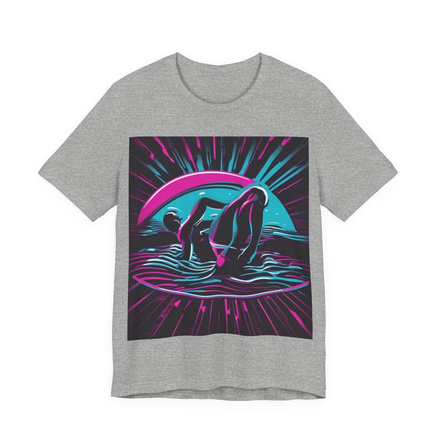 boostlete-pr-season-icon-swimmer-duotone-bold-0126 — Unisex Jersey Short Sleeve (B+C 3001)