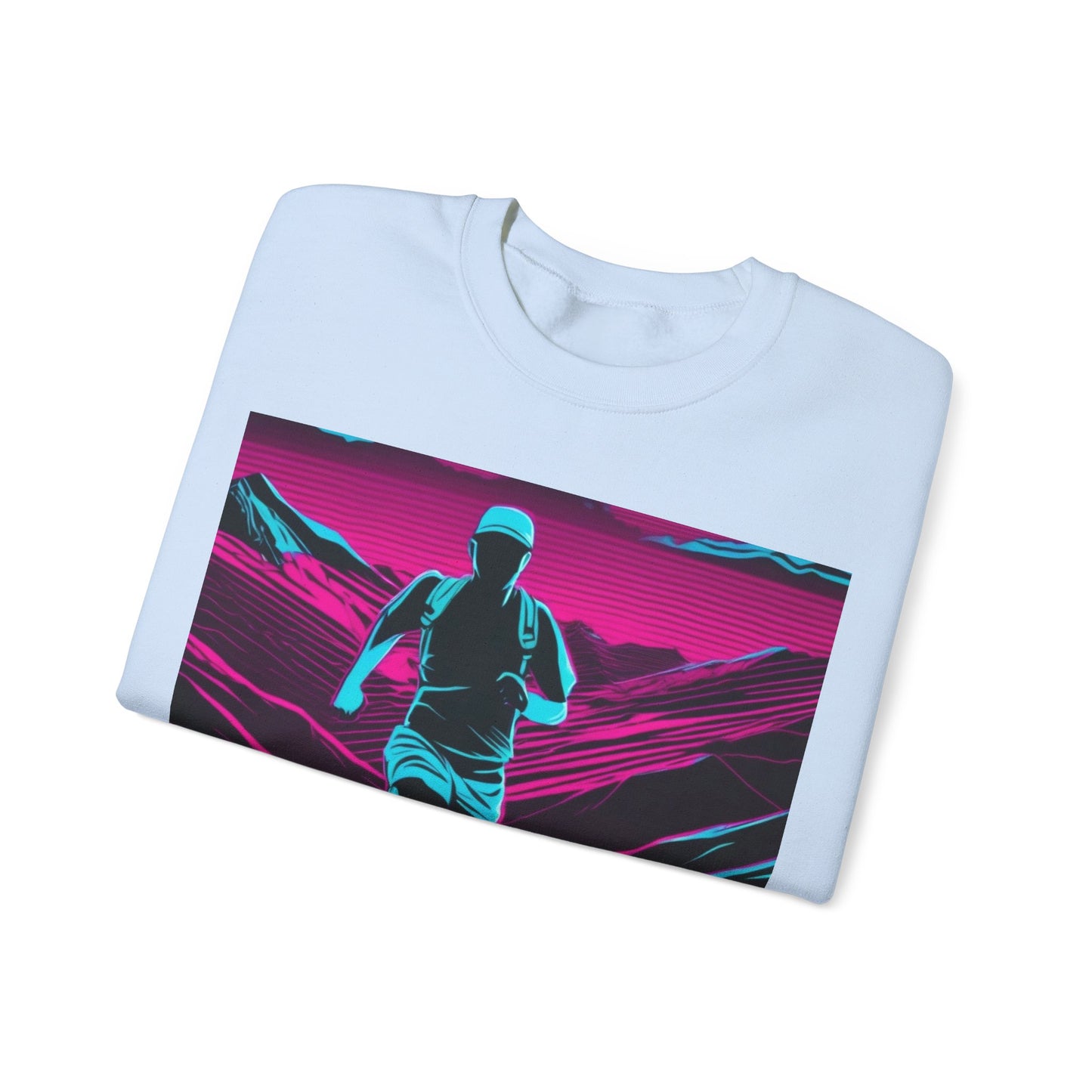 boostlete-am-crew-scene-trail-high-modern-0980 — Unisex Heavy Blend Crewneck (G18000)