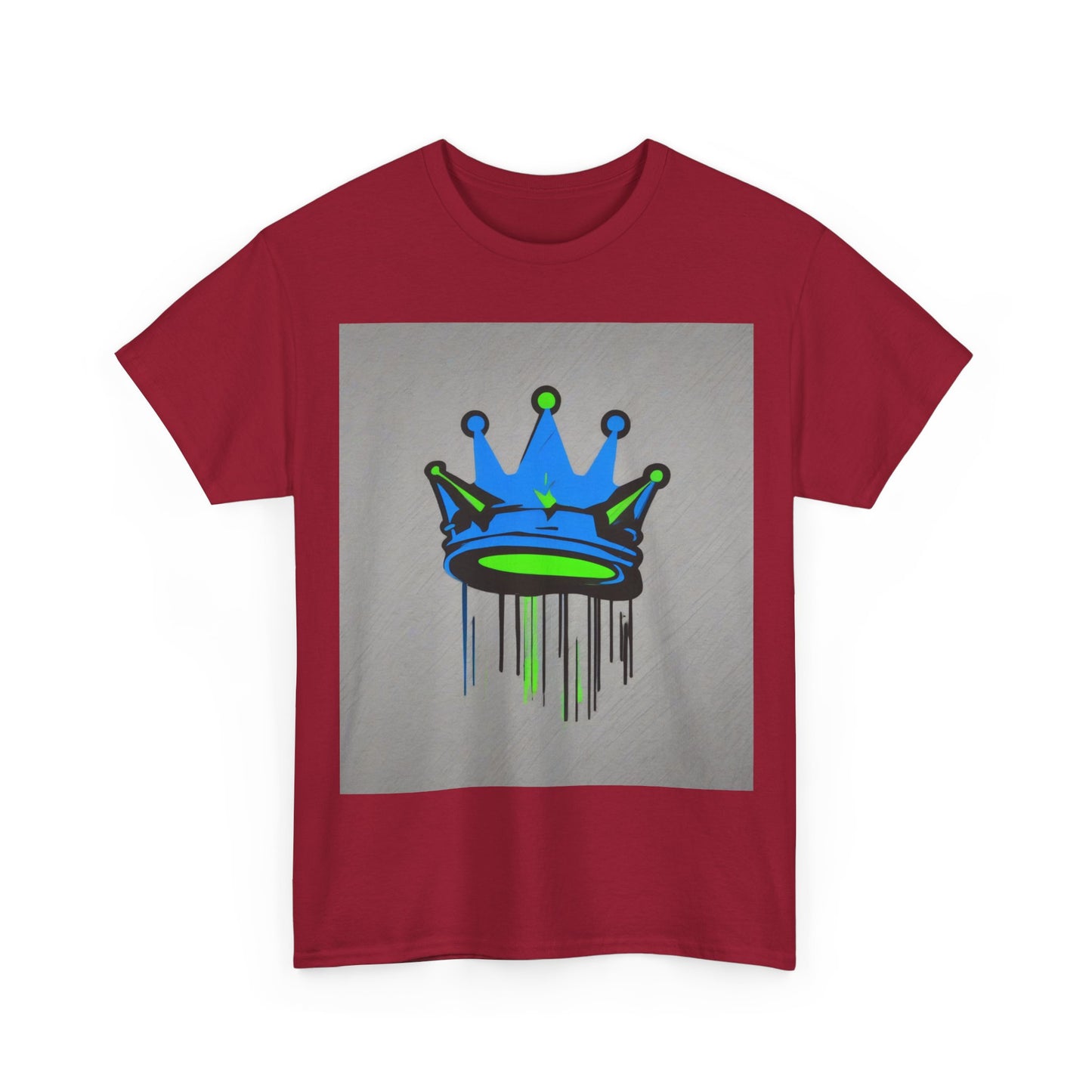 boostlete-mile-by-mile-icon-crown-matte-industrial-0162 — Unisex Heavy Cotton Tee (Gildan 5000)