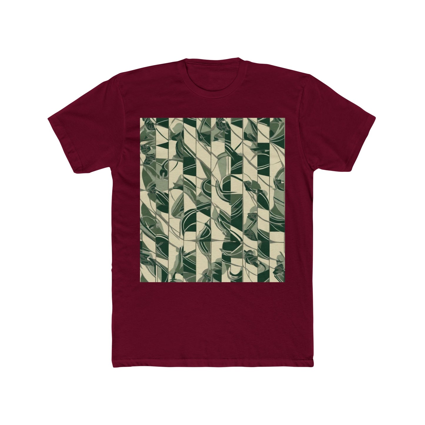 boostlete-mile-by-mile-pattern-stair-steps-athletic-0143 — Unisex Cotton Crew Tee (NL 3600)