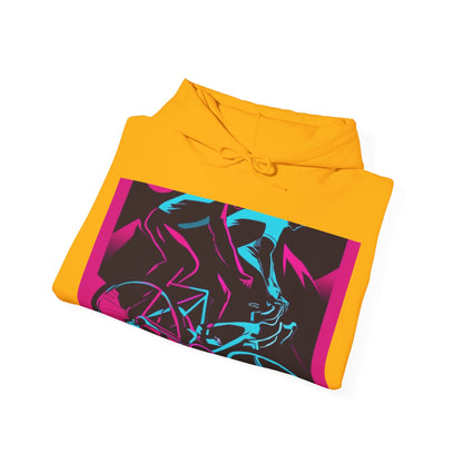 boostlete-rise-grind-scene-cyclist-outline-vector-0868 — Unisex Heavy Blend Hoodie (G18500)