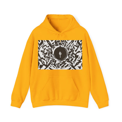 boostlete-am-crew-icon-flame-matte-geometric-0286 — Unisex Heavy Blend Hooded Sweatshirt (Gildan)