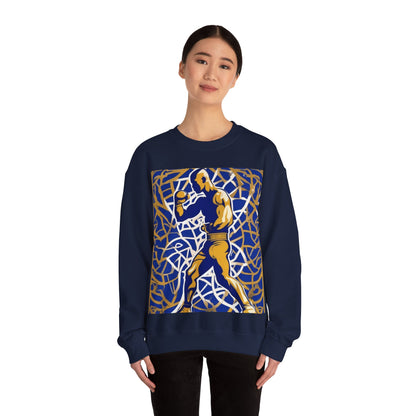 boostlete-field-day-scene-boxer-offset-paper-0776 — Unisex Heavy Blend Crewneck (G18000)