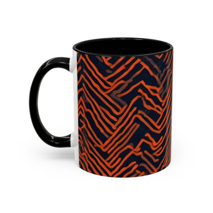 boostlete-field-day-pattern-ekg-modern-0087 — Accent Mug 11oz/15oz