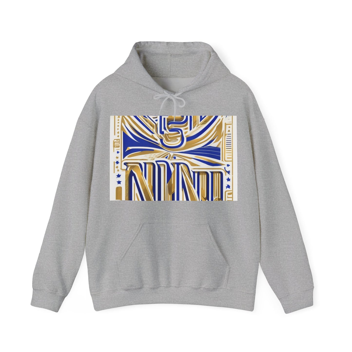 boostlete-boost-mode-type-earned-not-given-outline-over-solid-line-art-0005 — Unisex Heavy Blend Hooded Sweatshirt (Gildan)