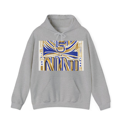 boostlete-boost-mode-type-earned-not-given-outline-over-solid-line-art-0005 — Unisex Heavy Blend Hooded Sweatshirt (Gildan)