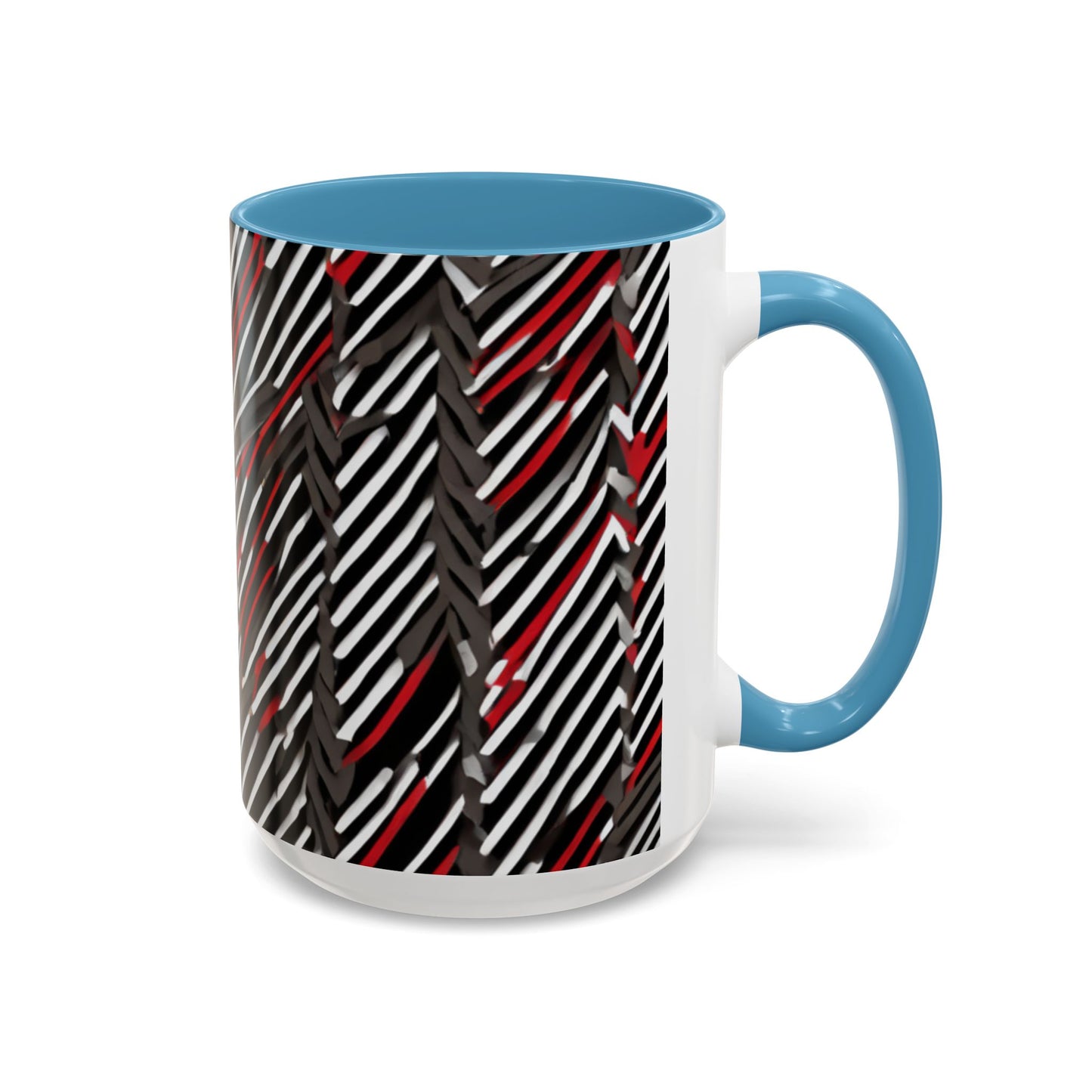 boostlete-field-day-pattern-diagonal-paper-0287 — Accent Mug 11oz/15oz