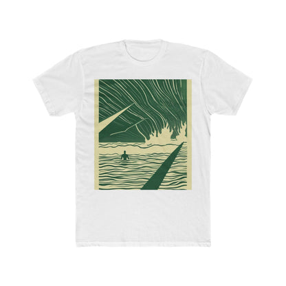 boostlete-mile-by-mile-icon-swimmer-motion-isometric-0078 — Unisex Cotton Crew Tee (NL 3600)
