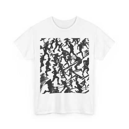 boostlete-field-day-scene-marathoner-motion-paper-0156 — Unisex Heavy Cotton Tee (Gildan 5000)