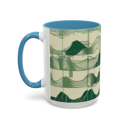 boostlete-mile-by-mile-pattern-audio-blueprint-0971 — Accent Mug 11/15oz