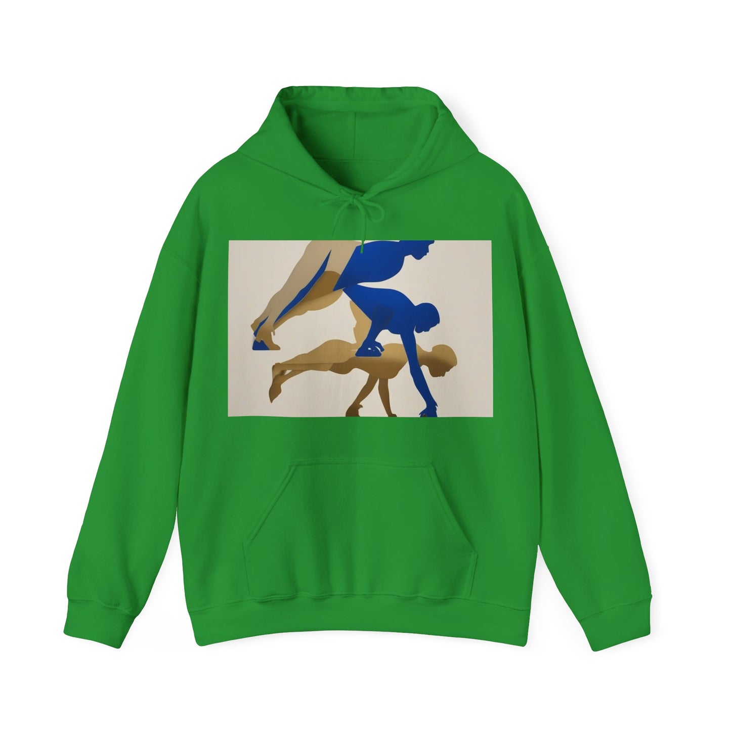 boostlete-mile-by-mile-scene-push-up-duotone-paper-0040 — Unisex Heavy Blend Hooded Sweatshirt (Gildan)