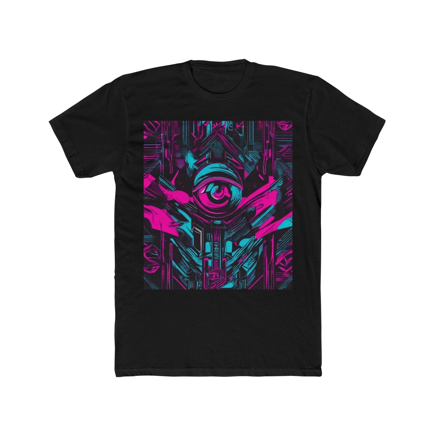 boostlete-iron-intent-type-eyes-up-forward-big-line-art-0065 — Unisex Cotton Crew Tee (NL 3600)