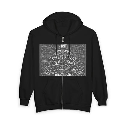 boostlete-boost-mode-type-keep-the-promise-big-monoline-0049 — Unisex Heavy Blend Full-Zip Hooded Sweatshirt