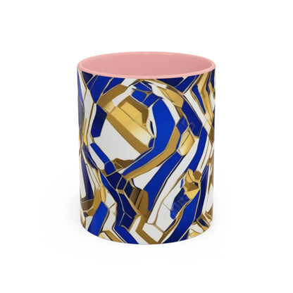 boostlete-boost-mode-pattern-hex-athletic-0611 — Accent Mug 11/15oz