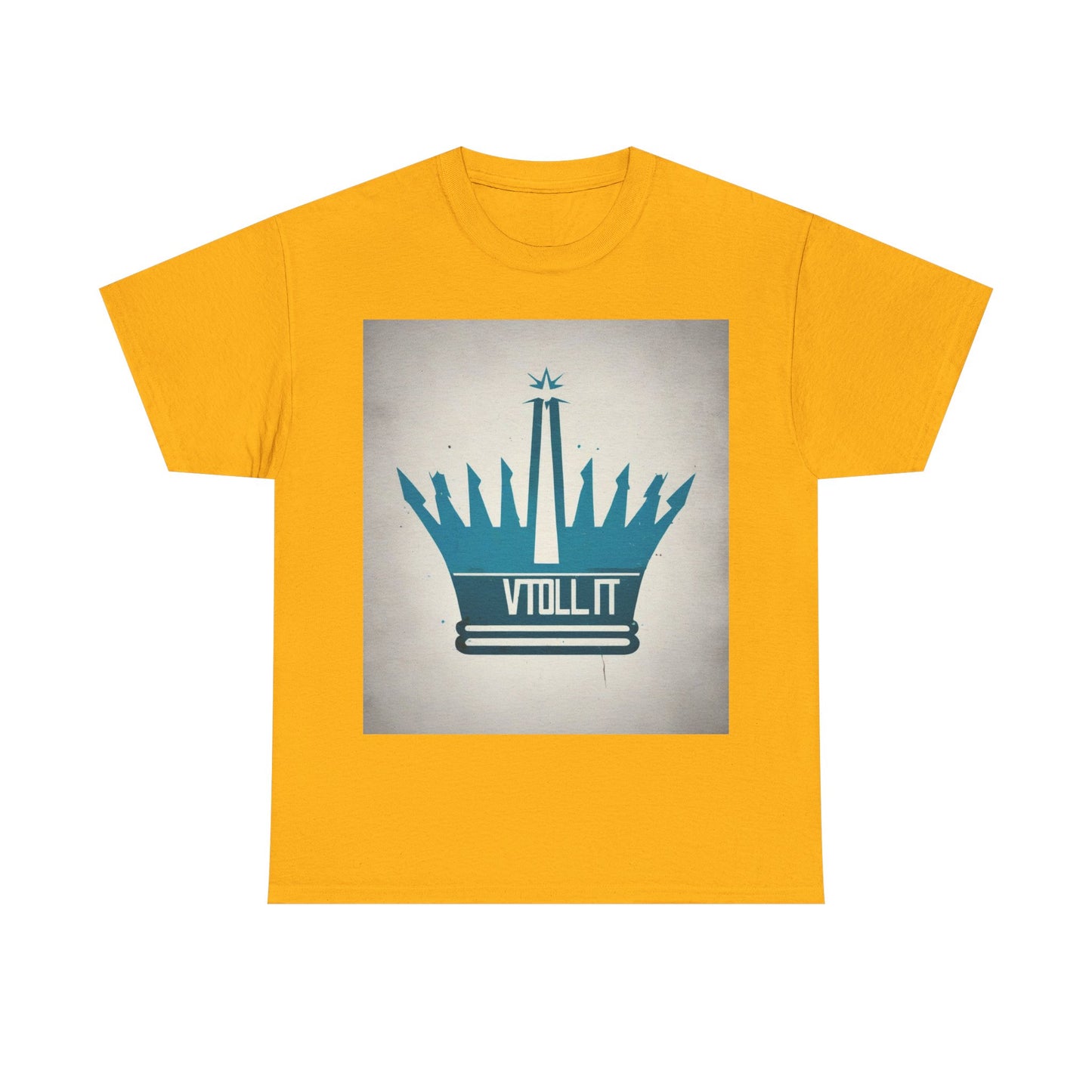 boostlete-am-crew-icon-crown-matte-industrial-0058 — Unisex Heavy Cotton Tee (Gildan 5000)