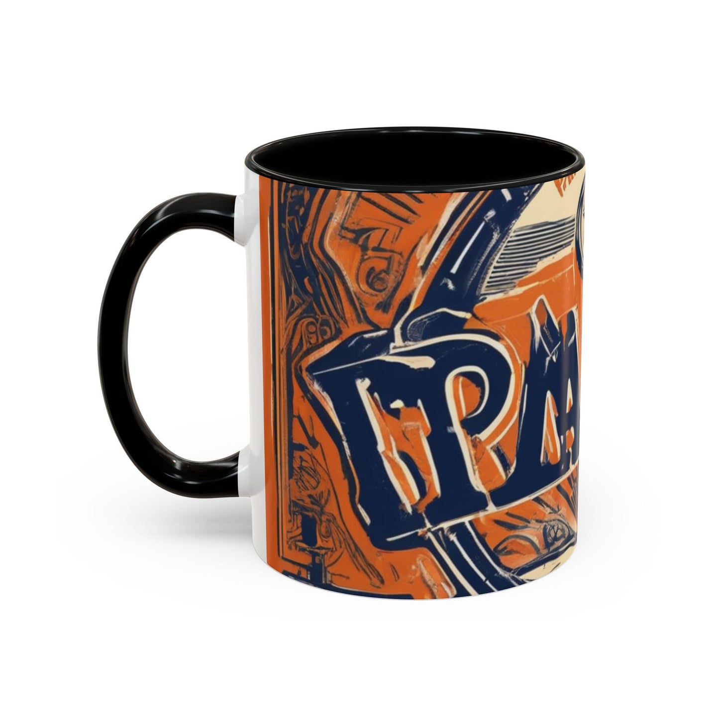 boostlete-am-crew-type-practice-makes-permanent-outline-over-solid-badge-0405 — Accent Mug 11/15oz