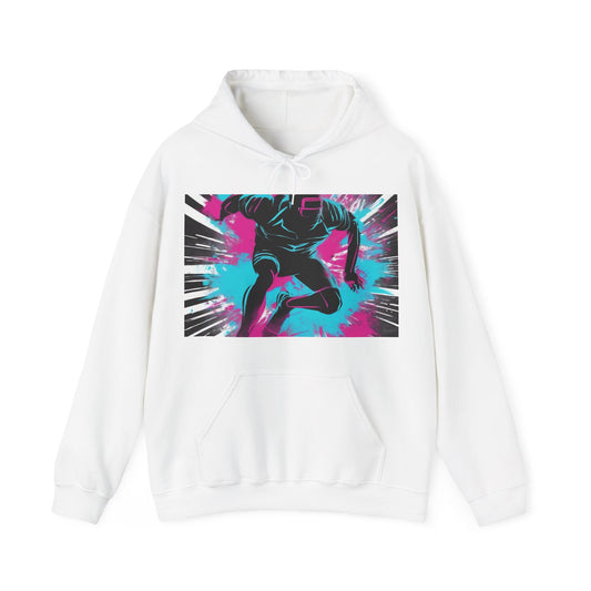 boostlete-recovery-progress-scene-sprinter-chalk-bold-0220 — Unisex Heavy Blend Hooded Sweatshirt (Gildan)