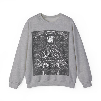 boostlete-boost-mode-type-keep-the-promise-big-monoline-0049 — Unisex Heavy Blend Crewneck Sweatshirt (Gildan)