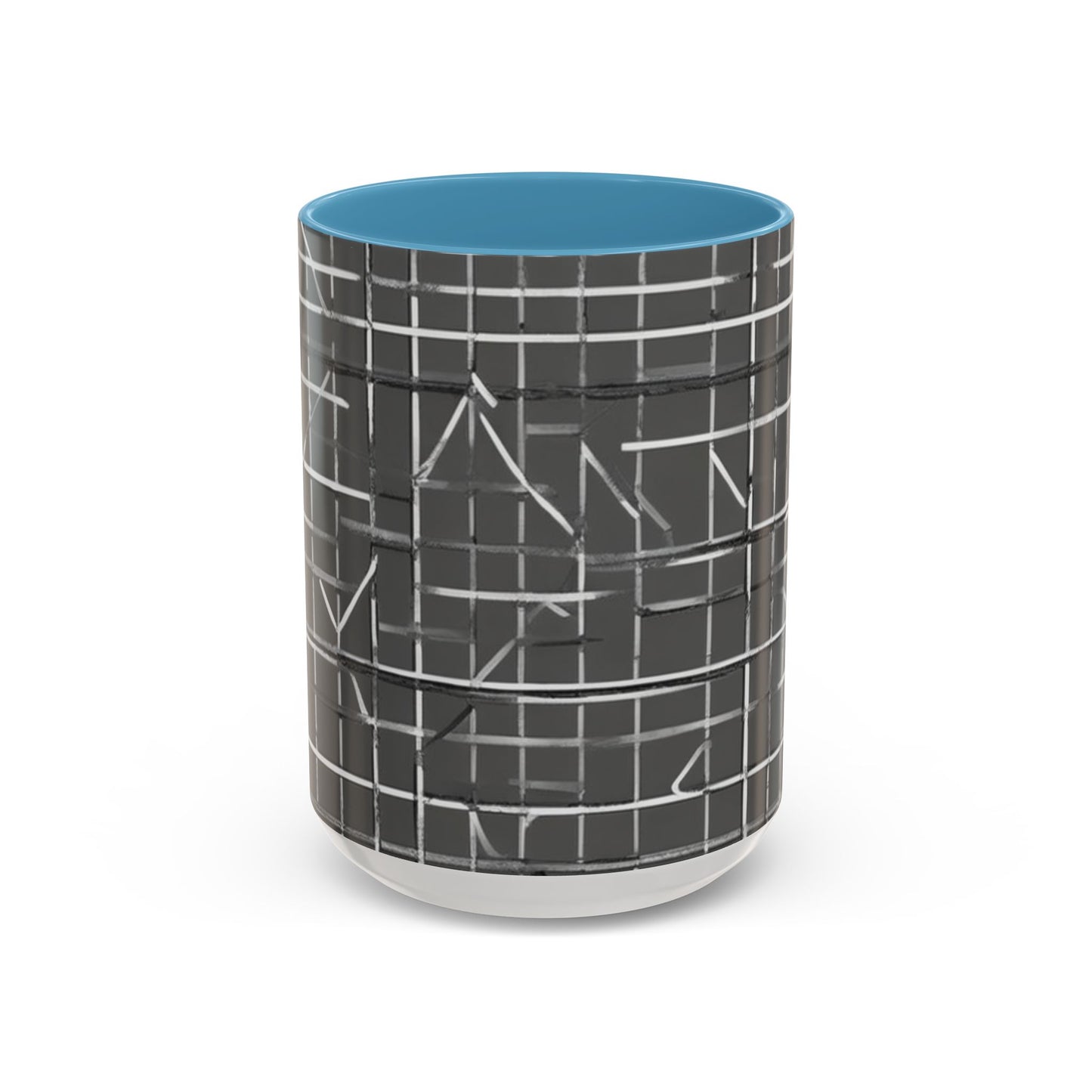 boostlete-rise-grind-pattern-plate-number-monoline-0291 — Accent Mug 11/15oz
