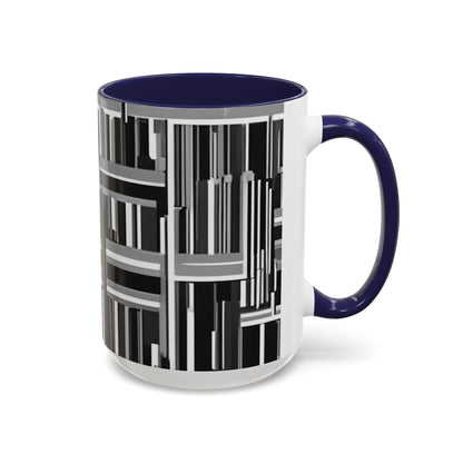 boostlete-recovery-progress-pattern-barcode-isometric-1023 — Accent Mug 11/15oz