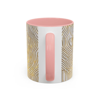 boostlete-iron-intent-scene-lunge-neon-line-art-0392 — Accent Mug 11/15oz