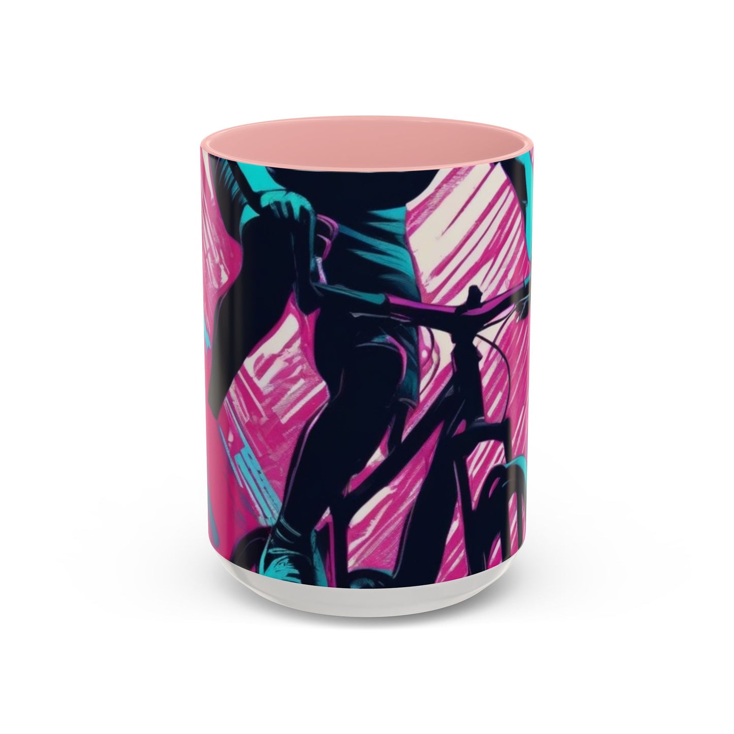 boostlete-field-day-scene-cyclist-glitch-engraved-0256 — Accent Mug 11oz/15oz