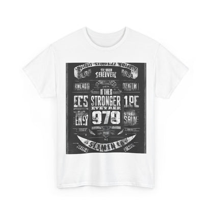 boostlete-rise-grind-type-stronger-every-rep-big-blueprint-0153 — Unisex Heavy Cotton Tee (Gildan 5000)