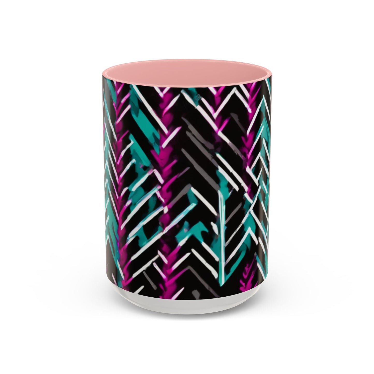 boostlete-recovery-progress-pattern-chevron-retro-0243 — Accent Mug 11/15oz