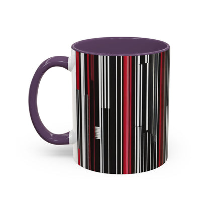 boostlete-am-crew-pattern-barcode-athletic-0911 — Accent Mug 11/15oz