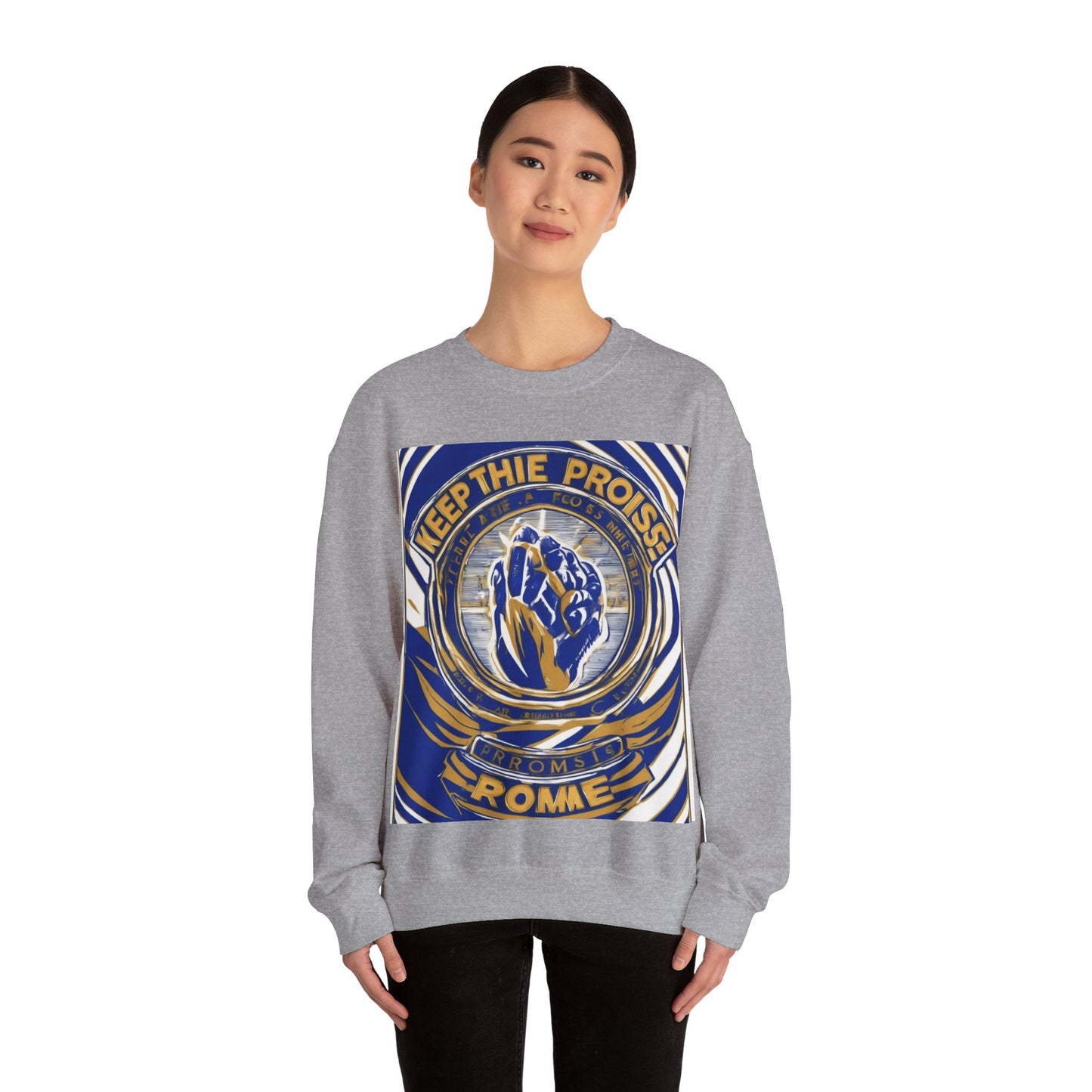 boostlete-pr-season-type-keep-the-promise-arc-athletic-0045 — Unisex Heavy Blend Crewneck Sweatshirt (Gildan)
