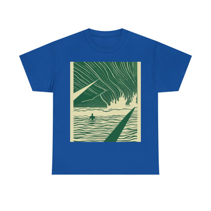 boostlete-mile-by-mile-icon-swimmer-motion-isometric-0078 — Unisex Heavy Cotton Tee (Gildan 5000)