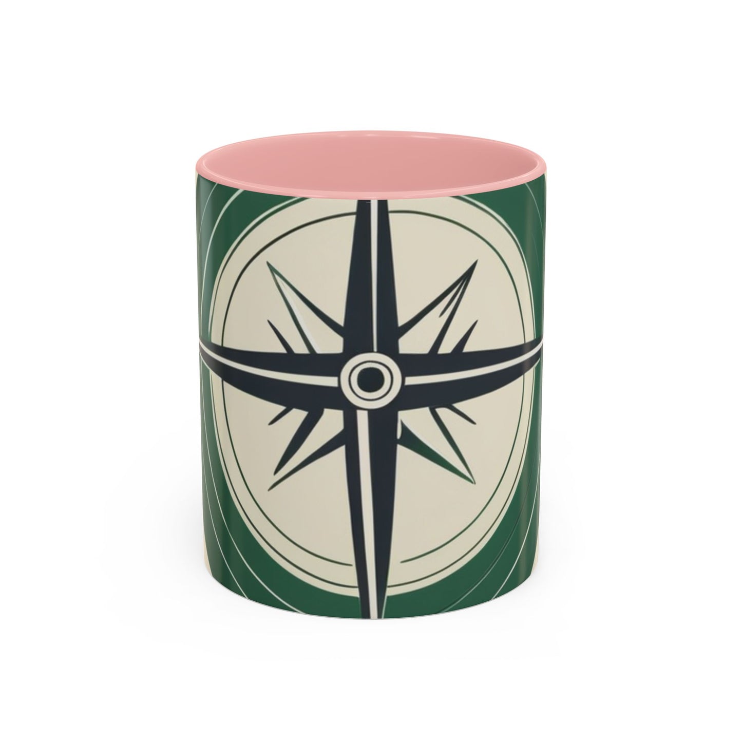 boostlete-iron-intent-icon-compass-soft-blueprint-0614 — Accent Mug 11/15oz