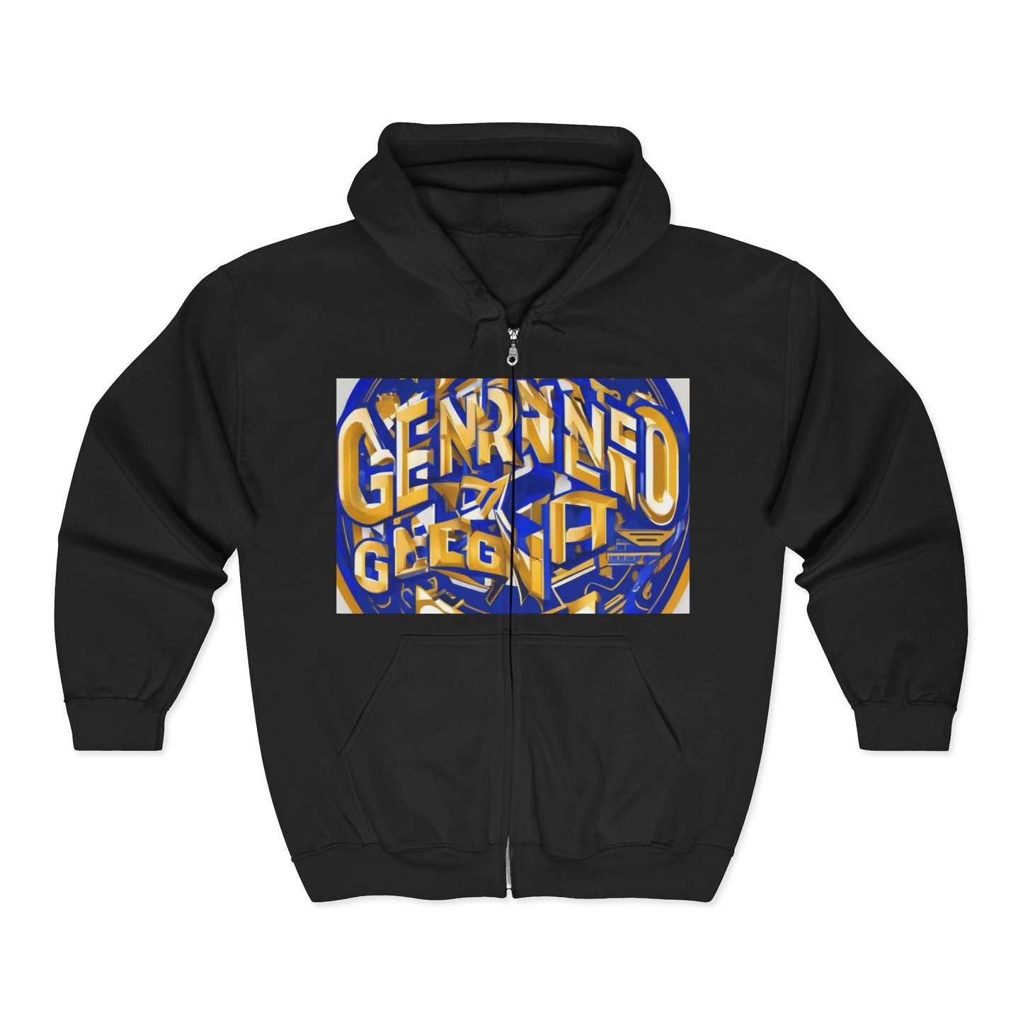 boostlete-pr-season-type-earned-not-given-badge-isometric-0105 — Unisex Heavy Blend Full-Zip Hooded Sweatshirt