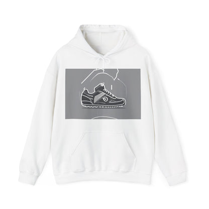 boostlete-boost-mode-icon-sneaker-offset-vector-0166 — Unisex Heavy Blend Hooded Sweatshirt (Gildan)