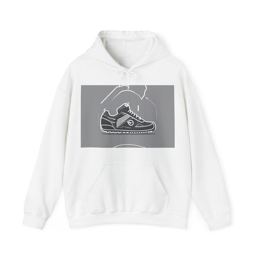boostlete-boost-mode-icon-sneaker-offset-vector-0166 — Unisex Heavy Blend Hooded Sweatshirt (Gildan)
