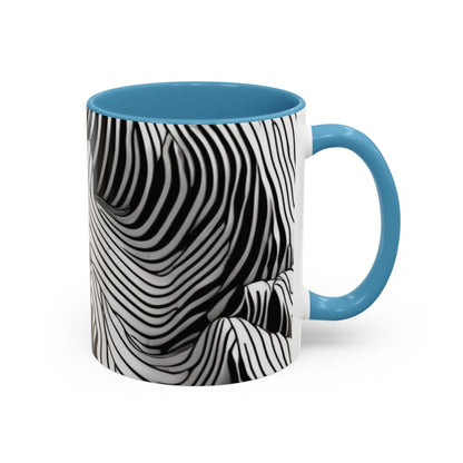 boostlete-field-day-pattern-topographic-isometric-0211 — Accent Mug 11oz/15oz