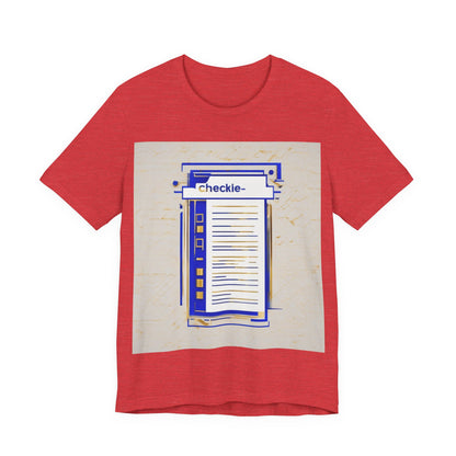 boostlete-am-crew-icon-checklist-glitch-badge-0018 — Unisex Jersey Short Sleeve (B+C 3001)