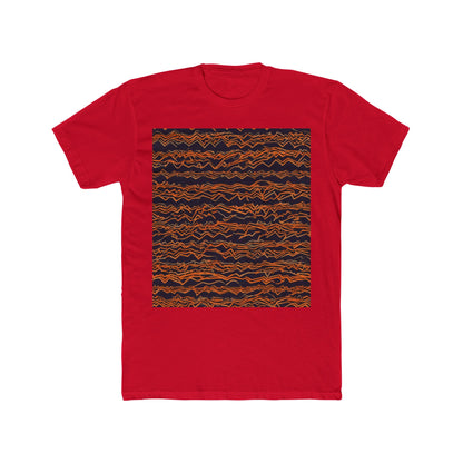 boostlete-field-day-pattern-ekg-bold-0135 — Unisex Cotton Crew Tee (NL 3600)