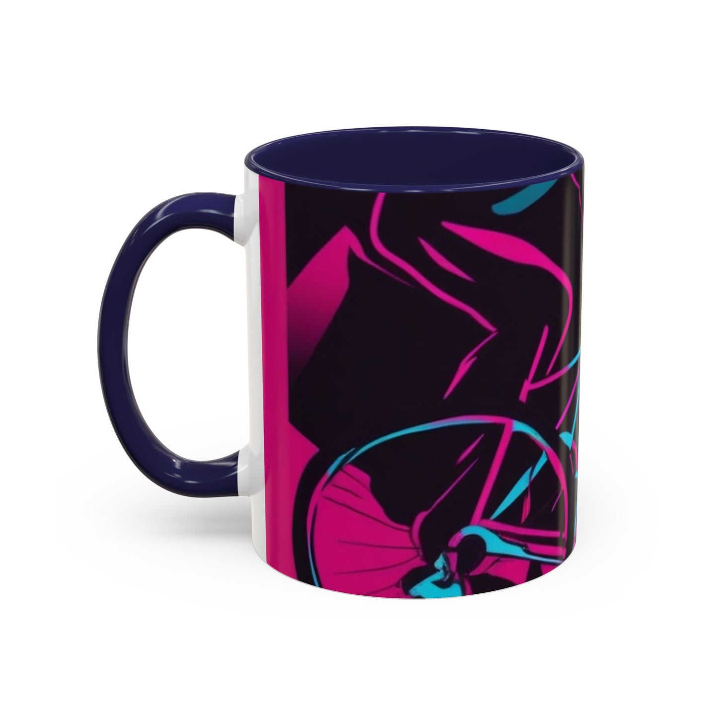 boostlete-rise-grind-scene-cyclist-outline-vector-0868 — Accent Mug 11/15oz