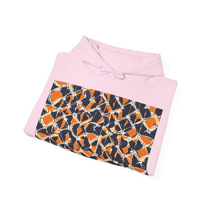 boostlete-headspace-pattern-plate-number-badge-0387 — Unisex Heavy Blend Hoodie (G18500)