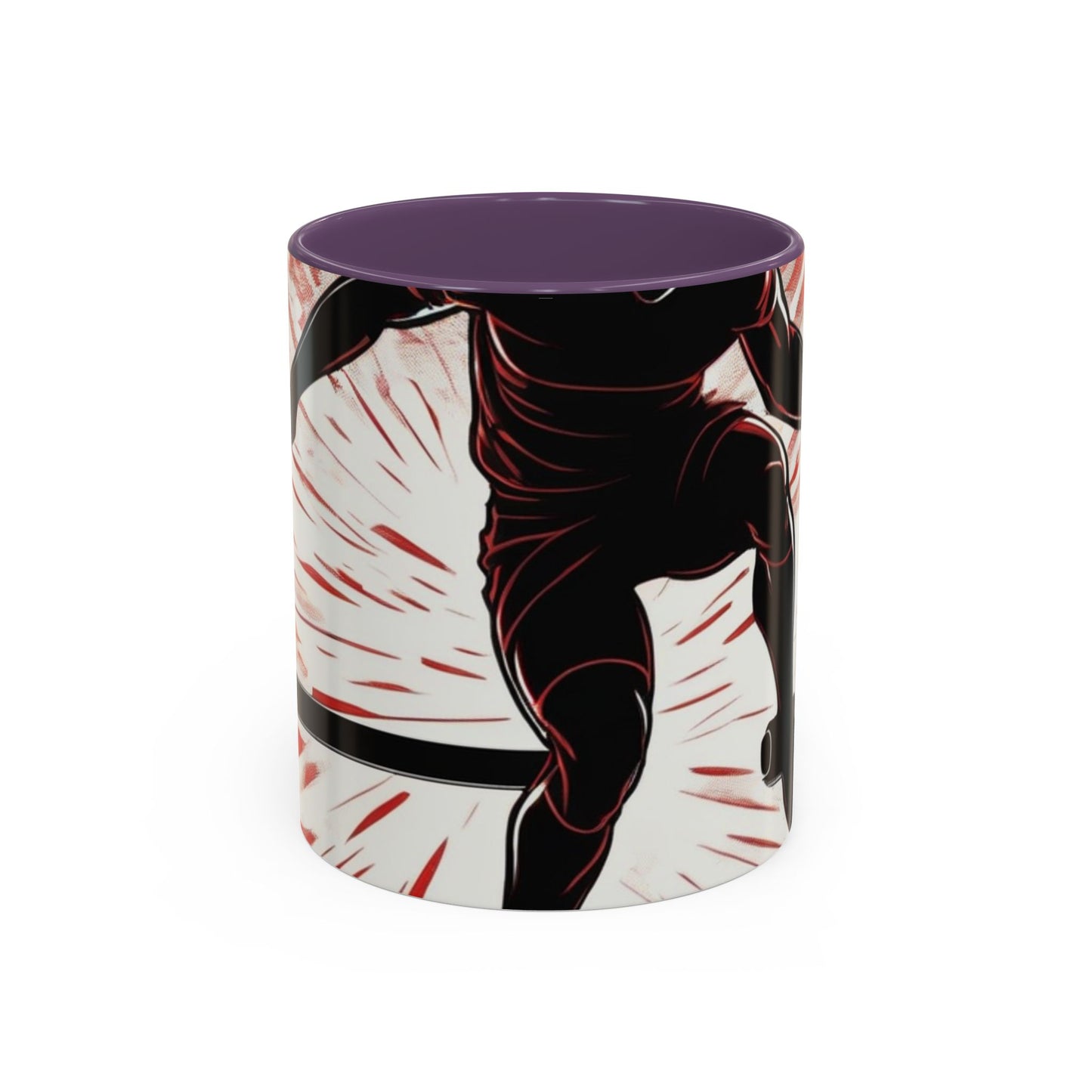 boostlete-recovery-progress-scene-hurdler-halftone-engraved-0212 — Accent Mug 11oz/15oz