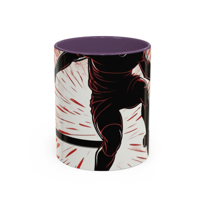 boostlete-recovery-progress-scene-hurdler-halftone-engraved-0212 — Accent Mug 11oz/15oz