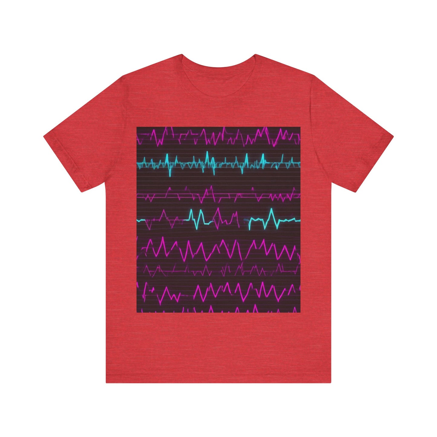 boostlete-boost-mode-pattern-ekg-modern-0111 — Unisex Jersey Short Sleeve (B+C 3001)