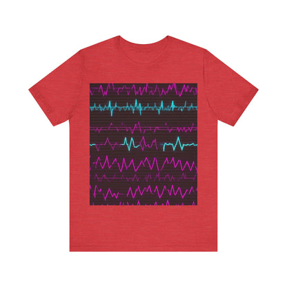 boostlete-boost-mode-pattern-ekg-modern-0111 — Unisex Jersey Short Sleeve (B+C 3001)