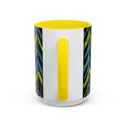 boostlete-mile-by-mile-pattern-chevron-monoline-0051 — Accent Mug 11oz/15oz