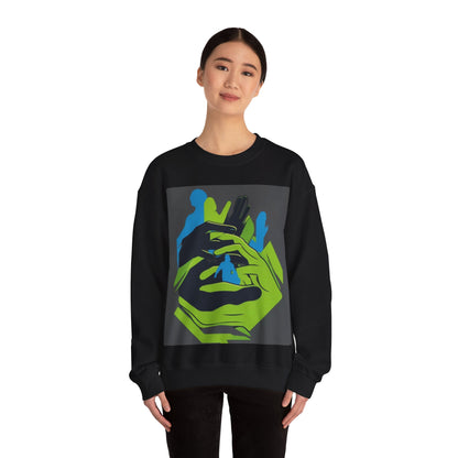boostlete-mile-by-mile-scene-athlete-offset-modern-0824 — Unisex Heavy Blend Crewneck (G18000)