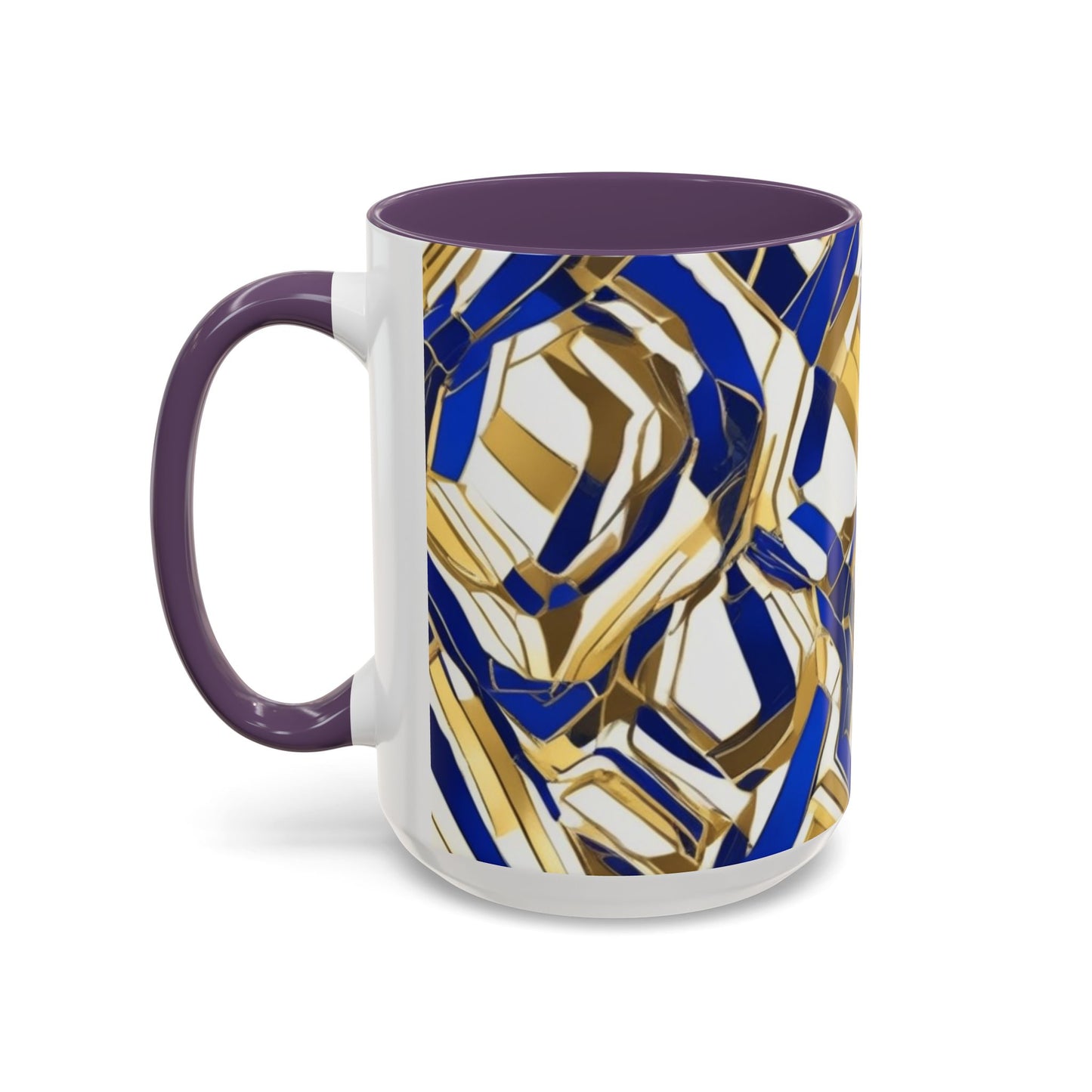 boostlete-boost-mode-pattern-hex-athletic-0611 — Accent Mug 11/15oz