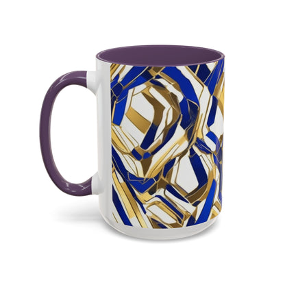 boostlete-boost-mode-pattern-hex-athletic-0611 — Accent Mug 11/15oz