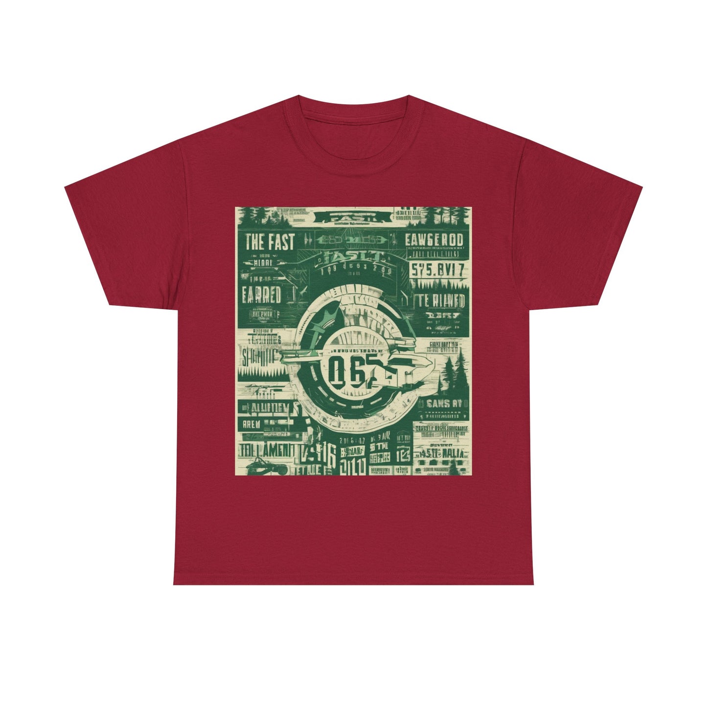 boostlete-mile-by-mile-type-fast-is-earned-big-blueprint-0041 — Unisex Heavy Cotton Tee (Gildan 5000)