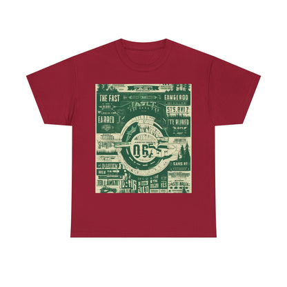 boostlete-mile-by-mile-type-fast-is-earned-big-blueprint-0041 — Unisex Heavy Cotton Tee (Gildan 5000)